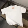 T-shirts pour hommes Polos Col rond brodé et imprimé style polaire vêtements d'été avec des T-shirts en pur coton de rue l1162050
