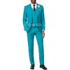 Tailor Make Men Suits Slim Fit 3 조각 공식적인 우아한 Busin 신랑 결혼식 Dres Blazer+Vest+Pants Terno Masculino N5ok#