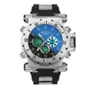 Наручные часы 5ATM Водонепроницаемые мужские часы для дайвинга Stryve Спортивные светодиодные цифровые белые наручные часы Relogio Masculino