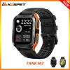 Zegarki Oryginalne Kospet Tank M2 Ultra Military Smart Watch Men Women Fitness Watches AI Voice 70 Tryby sportowe IP69K Waterproof Waterproof Smartwatch