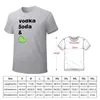 Heren Polo's Wodka Soda Lime T-shirt Anime Kleding Zomer Top Getailleerde T-shirts Voor Mannen Sportfans Maatwerk Heren Katoen