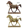 Decorative Figurines Horse Statue Micro Landscape Ornament Collection Figurine For Bedroom Home Furniture Desk Decoration Animal Lovers