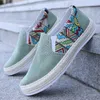 casual summer low top fishermans canvas board one foot lazy cloth fashion