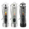 New Mini Flashlight Strong Light Charging Home Lighting Pen Clip Convenient and Compact Keychain Flashlight