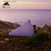 Tents and Shelters 3F UL GEAR 740g Oudoor Ultralight Camping Tent 3 Season 1 Single Person Professional 15D Nylon Silicon Coating Rodless Tent24327