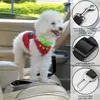 Colliers pour chiens, laisse en Nylon, ceintures de sécurité réglables et rétractables pour voiture, harnais pour animaux de compagnie et chat, Clip en plomb, levier de sécurité, Traction, Accessoires pour chiens