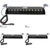 Upgrade 12 LED Car Dash Emergency Strobe Flash Light Bar Polices Lamp Lights Emergency RED Grill BLUE Warning Lamp Strobe Auto Warn O3c3