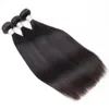 Brazylijskie wiązki włosów proste ludzkie włosy splot Remy Hair Extension Natural Black 1/3/4 szt. 8-40 cali