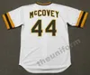 San Diego des années 1970-2006 ROLLIE FINGERS RANDY JONES # 36 PERRY # 40 BENES DAVE DRAVECKY JAKE PEAVY # 44 McCOVEY TREVOR HOFFMAN # 54 GOSSAGE Throwback Baseball Jersey S-5XL