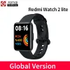 시계 글로벌 버전 Xiaomi Redmi Watch 2 Lite Smart Watch Bluetooth 5.0 Mi 밴드 1.55 "HD GPS 스마트 워치 혈액 산소 스포츠 팔찌