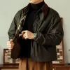 레드 토네이도 스파이 왁스 칠 된 코트 재킷 레트로 영감을주는 플라이 낚시 낚시 겉옷 박스 피트 k1er#