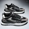 Casual Shoes Thick Bottom Men Sneakers Rubber Hard-Wearing Non-slip Running Fashion Breathable Mesh Mens Platform