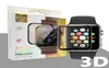 Do Apple Watch 3D Pełny klej hartowany szklany ochron ekranu 42 mm 38 mm 40 mm 44 mm bąbelek antysprotatch dla serii IWatch3691617