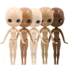 Dbs blyth boneca conjunta corpo brinquedo bjd sem maquiagem rosto brilhante para cutom diy anime meninas 240313