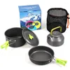 Cookware Sets Travel Gadgets Tableware For Camping Kitchen Equipment Outdoor Survival Trips And Tools Cooking Pots Camp Supplies