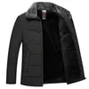 Automne Travail Vêtements d'extérieur 2023 Col montant Nouveaux hommes Hiver Parka Polaire Doublée Épaisse Collier de fourrure chaude Manteau Homme Taille 5XL Veste en peluche R0BO #