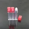 Partihandel Square Lip Gloss Oil Roll på flaskan bärbar tom påfyllningsbar makeup containerrörsflaskor zz