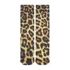 Женские носки с леопардовым принтом и графическим принтом, женские дышащие винтажные чулки из кожи животных, противоскользящие для бега, подарок на день рождения