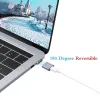 Adaptör Manyetik USB C Adaptörü 20PINS TYPEC Konnektörü PD 100W Hızlı Şarj IPad MacBook Pro Huawei Xiaomi Anahtarı için 10 GBP/S Dönüştürücü