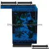 Acquari Ritratto Vetro Led Acquario Kit 5 Galloni Den Filtrazione Decorazione Yq231018 Consegna a goccia Dhnoo