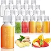 Potten 24 Stuks 100 ml Plastic Flessen met Caps Clear Ginger Shots Flessen Lekvrije Kleine Sapfles Mini Waterfles containers