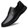 Freizeitschuhe 2024 Herren Kleid Leder Slip On Echte Schnürung Oxford Business Männliche Schuhe Spitzschuh