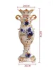 Vasen im europäischen Stil, große Keramikvase, Dekoration für den Boden, getrocknete Blumenarrangements für den Flur
