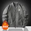 flygjacka män 2023 Autumn and Winter New Plus Cott Thatte Tide Brand Baseball Jacket Par Leisure Coat 85QB#