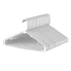 Hangers White Standard Plastic (50 Packs) Durable Tubular Shirt Are Very Suitable For Laundry And Daily Use