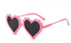 Солнцезащитные очки Ins Kids Love Heart Girls Карамельные цвета в оправе Поляризованные солнцезащитные очки Детские солнцезащитные очки UV 400 Защитные пляжные очки Z6517 Drop Dhzuk