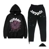 Heren trainingspakken Spider Trapstar trainingspakken Hoodie Designer 555 Sp5Der Sweatshirt Man Young Thug 555555 tweedelig met damesspinnen Otsd6