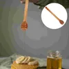 Spoons Olive Wood Honey Stick Dipper For Jar Multifunction Mixing Stirrers Reusable Kitchen