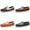 NOUVELLES modes positives chaussures pour hommes chaussures de voile chaussures décontractées en cuir respirant baskets de créateur de haute qualité GAI 38-45
