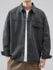 Dukeen Fall Men's Denim Jacket Classic Top Loose Comfort Fi Casual Shirt LG Sleeve Coat Vintage Workwear Style U0G8#