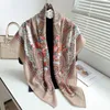 Sciarpe Stile Etnico Sciarpa Di Seta Vintage Donna Stampa Paisley Foulard Primavera Accessori Per Capelli Foulard Pour Cheveux Hijab 110 110 CM