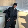 Last denim jumpsuits män kvinnor koreanska hip-hop lossa set ins high street stora par jeans hösten casual mode jumpsuits 240318