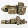 Bolsas Votagoo Belt Tactical Belt Militar 1000D Nylon Molle Saco de combate de cintura com bolsas atirando airsoft wargame caçando pesca