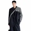 Luzhen Niche Design Plaid Patchwork Design Costume Manteau Hommes High Street Lâche Élégant Coréen Blazer Veste Bateau Libre LZ1329 D1Dr #