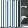 Cortinas de chuveiro coloridas listras geométricas cortina de banho modernismo banheiro à prova d'água com 12 ganchos decoração de casa frete grátis