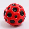 New Useful Hole Kids Indoor Outdoor Games Sport Toys PU Anti Gravity Stress Rubber Bounce 66Mm Extreme High Bouncing Ball