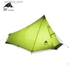 Tents and Shelters 3F UL GEAR 740g Oudoor Ultralight Camping Tent 3 Season 1 Single Person Professional 15D Nylon Silicon Coating Rodless Tent24327
