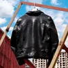 tailor Brando J-35 Italian Uncoated Vegetable Tanned Wed Sheepskin Japanese Lapel Biker Vintage Leather Jacket & Asian Sizes 14QD#