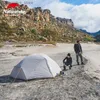 Zelte und Unterstände Naturehike Professional Mongar 2 Zelt Campingzelt Outdoor-Reisen Ultrahelles graues Campingzelt 20D-Nylonzelt mit Westenpolstern24327