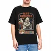 Art Crispies Terrifier Рубашка клоуна Одежда Мужчины Женщины Pure Cott Fi Ретро Футболка ужасов Одежда Графическая печать 05tN #