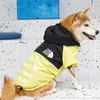 Köpek giyim köpek kapüşonları yağmurluk moda ceket yağmurluk büyük orta orta küçük köpekler kostüm için sıcak hava geçirmez sweatshirt