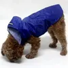 Hondenkleding Waterdichte hoodiekleding Regenjas Streep voor reflecterend Alle regen Groot met poncho-jasje Puppy's Huisdiermaten Regenkleding
