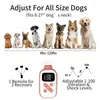 Vêtements de chien 1Set Bouchon anti-aboiement électronique ABS anti-collier rechargeable avec entraîneur à distance