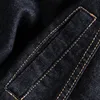 Mannen Denim Jassen Casual Effen Kleur Revers Enkele Breasted Blue Jeans Jas Mannen Lente Herfst Slim Fit Cott Uitloper Jassen a3ox #