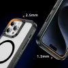 Capa de telefone de carregamento magnético sem fio de armadura 3 em 1 para iPhone 15 14 13 12 11 Pro Max Samsung S24 S23 FE A15 4G 5G Pixel 8 Híbrido pára-choque capa traseira à prova de choque