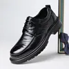 Scarpe casual Oxford da uomo di alta qualità in vera pelle formale stile britannico business moda lusso con suola spessa matrimonio